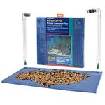 Penn-Plax Undergravel Aquarium Filter for 15-20 (high) Gallon Tanks – Two 11.2” x 11.25” Plates – Under Gravel System for Clear, Clean Water – Safe for Freshwater and Saltwater Tanks