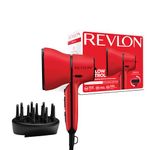 Revlon Airflow Control Dryer || Compact Dryer with Rotating Built-in Concentrator and Curl-Enhancing Diffuser, 2000W || RVDR5320