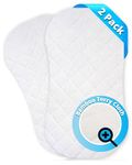 Waterproof Halo Bassinet Mattress Protector (2 Pack) - Breathable, Soft, Noiseless, Halo Bassinet Mattress Pad, Compatible with The Halo Hourglass Swivel Sleeper Bassinest