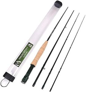 Maxcatch Extreme Fly Rod Graphite 4-Piece Fly Fishing Rod (Size: 3wt, 4wt, 5wt, 6wt, 8wt) (Green, 8'4'' 3weight)