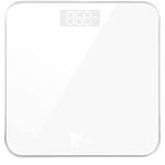 K-Life WS-103 Digital Personal Electronic Body Weight Machine for Human Body 180kg Capacity Weighing Scale, White