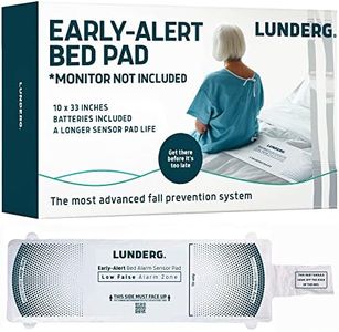 Lunderg Early-Alert Bed Alarm Pad - Pager Not Included - Wireless Pad with Pre-Alert Smart Technology - Make Life so Much Easier