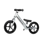 Strider 12” Pro Bike, Silver - No Pedal Balance Bicycle for Kids 1 to 4 Years - Includes Safety Pad, Padded Seat, Mini Grips & Flat-Free Tires - Tool Free