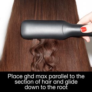 ghd Max Wide Plate Hair Straightener – Black