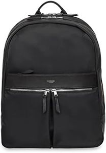 KNOMO Beaufort 15.6" Womens Laptop Backpack Work Bag Large Travel Rucksack,Black