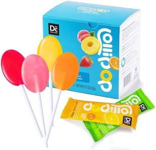 DC24 DAILY CARE Sugar Free Lollipops with Vitamin C, Healthy Suckers with Xylitol, Assorted Fruit Flavored Hard Candy for Kids, Non-GMO, Gluten Free, 24 Count