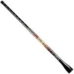 Meinl Percussion TSDDG1-BK Tunable Fiberglass Trombone Didgeridoo, Black with Dot Painted Design