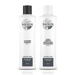 Nioxin DUO System 2 Cleanser Shampoo 300ml and Therapy Revitalizing Conditioner 300ml