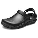 Crocs Unisex-Adult Bistro Clogs, Slip Resistant Work Shoes, Black, 7 Men/9 Women