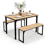 Giantex Dining Table Set for 4, 3 P