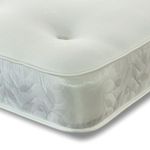 Starlight Beds Hand Tufted Hybrid Sprung and Memory Foam Single Mattress - 20cm Deep, White (90x190x20cm) 3ft x 6ft3