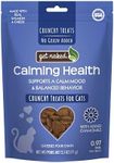 Get Naked Cat Crunchy Treats Salmon & Cheese Flavor, Calming Health, 2.5-oz Bag