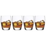 Luigi Bormioli Michelangelo Masterpiece 15-3/4-Ounce Double Old Fashion Glass, Set of 4