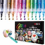 ZSCM 12 Colors Acrylic Glitter Mark