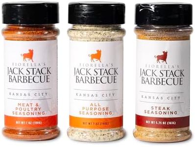 Jack Stack Barbecue Dry Rub Seasoning Variety Pack - All Purpose, Steak, Poultry & Meat Seasonings - Kansas City Spice 3 Pack - for Chicken, Steak, Ribs, Vegetables, Seafood, and More (7oz Each)