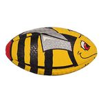 Optimum Rugby Ball - Balanced and Responsive for Accurate Handling and Kicking of Top-Performing Rugby Balls - Perfect for Training and Gameplay - 2-Ply 410g Ball - Stinger - Midi