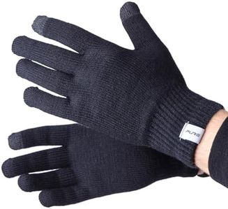 Pure Athlete Wool Ski Glove Liner with Touch Screen Technology – Premium Merino Wool Winter Gloves for Skiing, Cold Weather