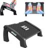 Plexda Adjustable Foot Rest for Office Chair with Massage Texture and Roller | Ergonomic Footrest Under Desk with 6 Heights | Leg Resting Stool for Home, Office Table and Sofa