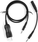 NEWASHAN USB Programming Cable FTDI Compatible with Radio Shack Radioshack Pro-92 95 96 97 106 2096 GRE MFJ Whistler Scanner Clone Cord Cat Lead Wire 20-546 3.5mm 1-pin