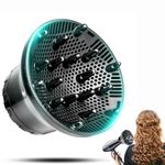 Universal Hair Diffuser Adjustable Hair Dryer Diffuser Professional Hairdryer Diffuser Suitable for 1.4 Inch to 2.6 Inch Salon Tool for Natural Curly Wavy Hair