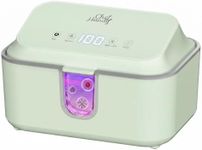 Chefhandy Baby Wipe Warmer, Wipe Warmer and Baby Wet Wipes Dispenser with UV Light Sanitizer,Baby Wipes Warmer for Babies,3 Heat Modes,Night Light,Heating Silence,Large Capacity Wipes Warmer (Green)