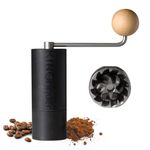 KINGrinder P1 Lightweight Manual Hand Coffee Grinder for Moka pot, French Press, Drip with Assembly Consistency Stainless Steel Conical Burr Mill, 20g Capacity