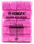 Disposable Shoe Cover Refills for Automatic Shoe Cover Dispenser Machine shoe cover dispenser refills T-Buckle Shoe Cover 100 Pcs[Pink]