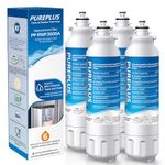 PUREPLUS LT800P Replacement for Kenmore Elite 9490, LG ADQ73613401, ADQ73613402, ADQ736134 469490 LSXS26326S LMXC23746S LMXC23746D FL-RF20, RWF3500A WS620A LMXS30776D Refrigerator Water Filter, 4Pack
