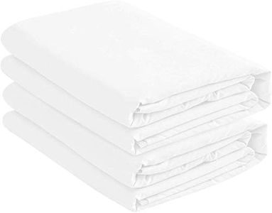 Melange Jersey PolyCotton 2 Twin XL Fitted Bed Sheets 2Pack Twin Extra Long, 15 Deep Pocket, 39 x 80 Great for Dorm Room, Hospital and Split King Dual Adju