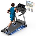 Kitopa 2025 Treadmills for Home, Sporty Digital Screen with 7HP, 12 MP/H, 18% Auto Incline, Heart Rate & APP & Bluetooth Speakers, Running Machine 160KG Capacity with Wide Belt for Home Office Gym