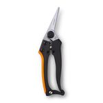 Sharpex Heavy-Duty Professional Pruning Shears with Nylon Handle for Gardening | Secateurs for Garden with Smart Lock for Safety | SK5 Non Stick Coated High Carbon Steel Cutting Blade | Orange