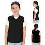 Special Supplies Sensory Compression Vest Deep Pressure Comfort for Autism, Hyperactivity, Mood Processing Disorders, Breathable, Form-Fitting, Kids and Adults (Medium (Pack of 1), Black)