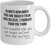 MIPOMALL Best Friends Gifts for Women Men, Valentines Friendship Mugs, Sister Birthday Cup, Christmas Presents, from Him Her, Mothers Day, Always Remember MG0020