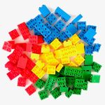 Best Blocks Big Blocks Set, Large Building Blocks for Ages 3 and Up, 100% Compatible with All Major Brands, Classic Colors, 84 Pieces