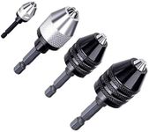 4 Pcs 1/4'' Hex Shank Drill Chuck Q