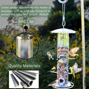 Provide Heavy Duty Bird Feeder – Durable Outdoor Hanging Feeder