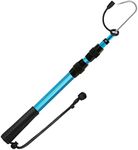 SANLIKE Telescopic Fishing Hand Gaff 29 to 79 inches Stainless Steel Hook Spear Aluminium Alloy Pole with EVA Handle for Saltwater Fishing