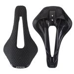 EVOSID 3D Printed Bike Saddle 150mm Light/Soft/Breathable/Waterproof Unisex Cushion Seat for City Bike, MTB, BMX, Gravel Bikes, Road Bike (Nylon)