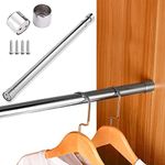 Wardrobe Rail Extendable Clothing H