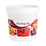 BLOSSOM Edible Glazing Gel for Cake & Desserts Toppings Decoration- Strawberry, 1 kg