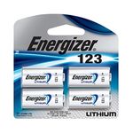 Eveready 13067-3 Volt Zero Mercury Lithium Photo Battery (4 Pack) (Energizer 123 Lithium 4-Pack)