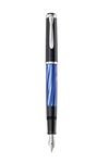 Pelikan M205 Fountain Pen Classic 205 Nib M in Gift Box, Blue Marble