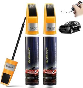 Ganbaro® Touch Up Paint for Cars Black Car Paint Scratch Repair Car Scratch Remover Pen Two-In-One Car Touch Up Paint Pen, Easy to Repair Scratch for Various Cars, 12 ml*2