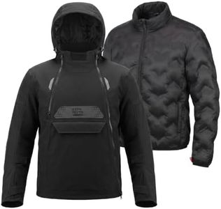 KEMIMOTO Winter 3-in-1 Motorcycle Jacket for Men with Detachable Liner
