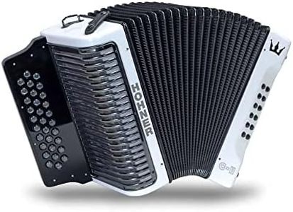 Hohner Corona C-II FBBEB Accordion White Rainbow (WHRB)