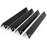 GLOWYE BBQ Heat Plates Replacement for Backyard GBC1748WRSE GBC1748WPSE GBC1646WPF GBC1646WPFD Grills, Porcelain Steel Heat Shield Burner Cover for Uniflame Gas Grills