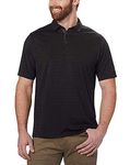 Kirkland Signature Men’s Cotton Poly Polo (M, Black)