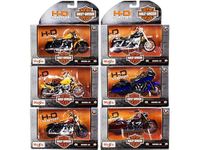 Maisto 31360-39 1-18 Scale Harley-Davidson Diecast Model Motorcycles 6 Piece