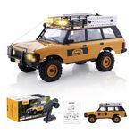 FMS FCX10 1/10 RC Crawler Land Rover Camel Trophy Edition, Official Licensed 4WD All Terrain Off-Road RC Truck for Adults, High-Detail Scale RC Car with Metal Gears, Upgraded Shocks (Range Rover)