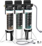 Frizzlife TW15 Under Sink Water Filter System, NSF/ANSI 53&42 Certified Elements, Reduce 99.99% Lead, Chlorine, Chloramine, Fluoride, Bad Taste & Odor, Direct Connect, 0.5 Micron, USA Tech Support